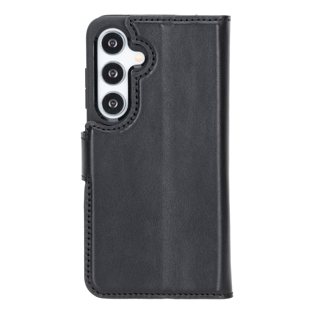 Magische abnehmbare Leder-Brieftaschenhülle für Samsung Galaxy S25