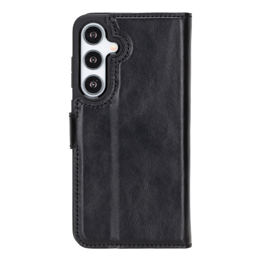 Magische abnehmbare Leder-Brieftaschenhülle für Samsung Galaxy S25 Plus