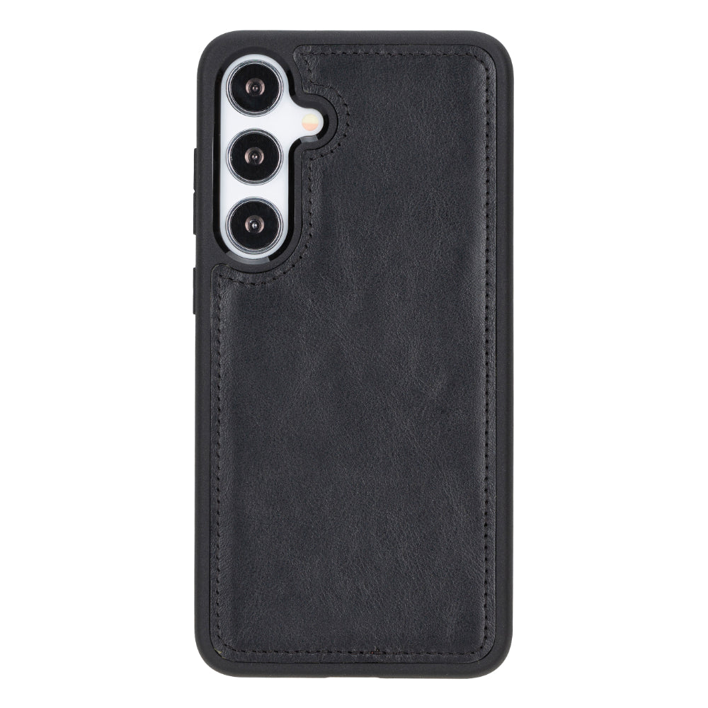 Magische abnehmbare Leder-Brieftaschenhülle für Samsung Galaxy S25 Plus