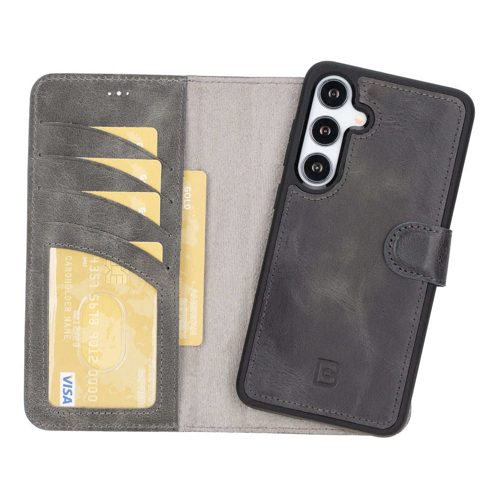 Magic Samsung Galaxy S26 Plus Leather Detachable Wallet Case
