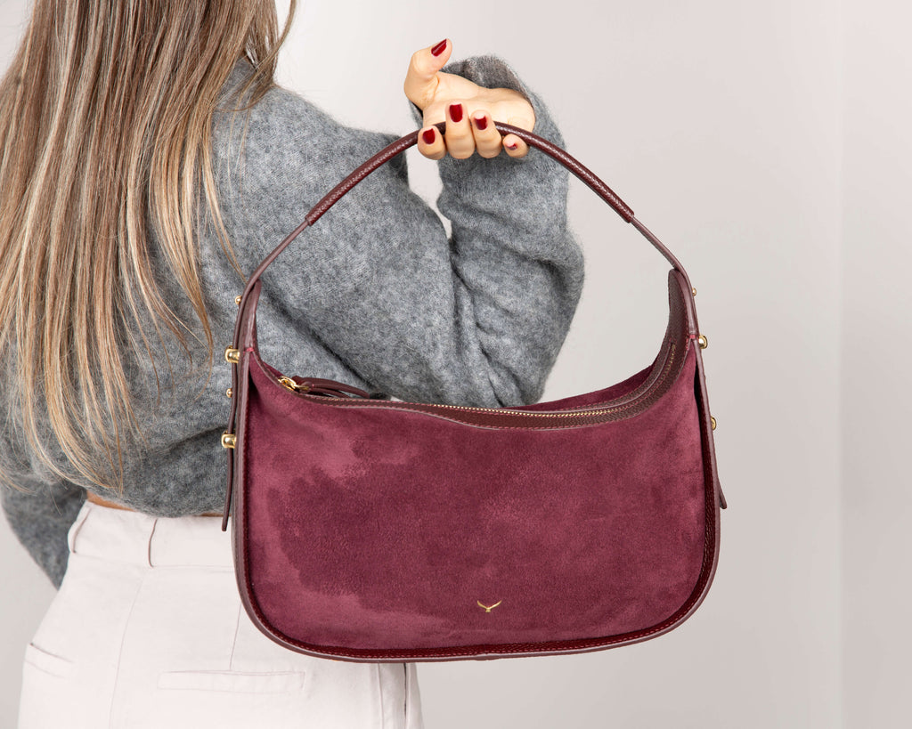 Dolcezza Genuine Suede Leather Women's Shoulder Bag