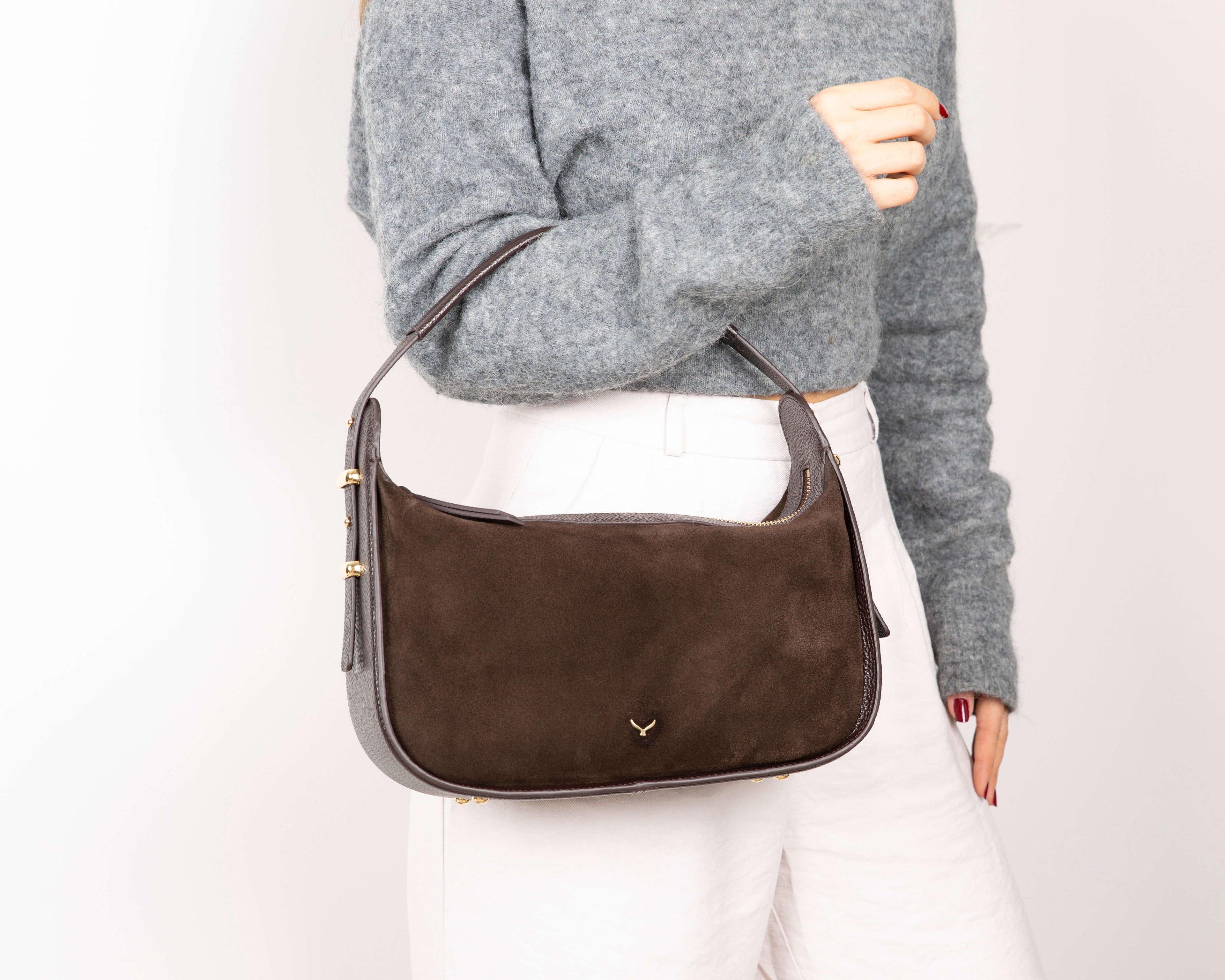Dolcezza Genuine Suede Leather Women's Shoulder Bag