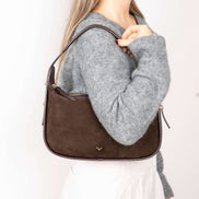Dolcezza Damen-Tasche aus Wildleder