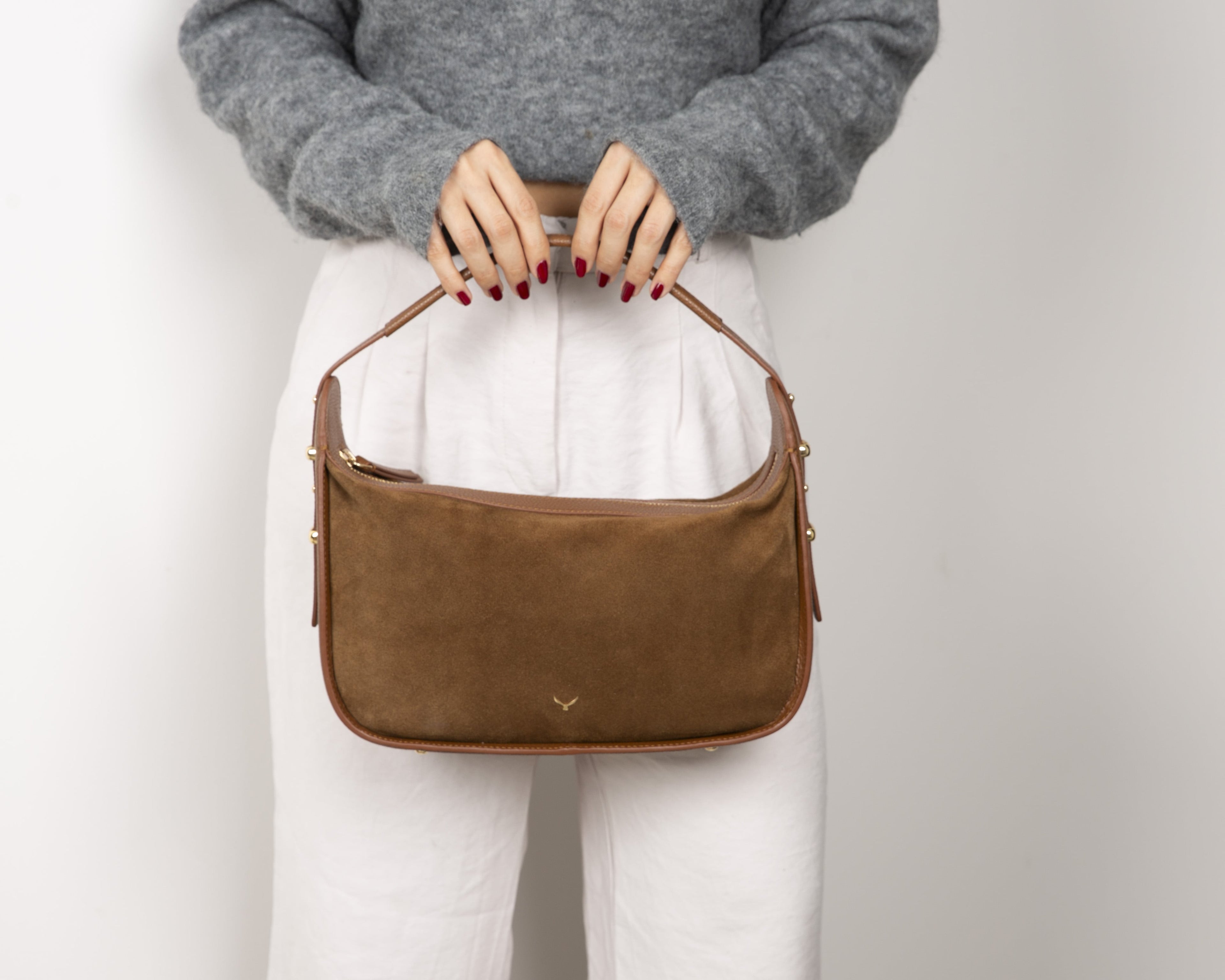 Dolcezza Genuine Suede Leather Women's Shoulder Bag