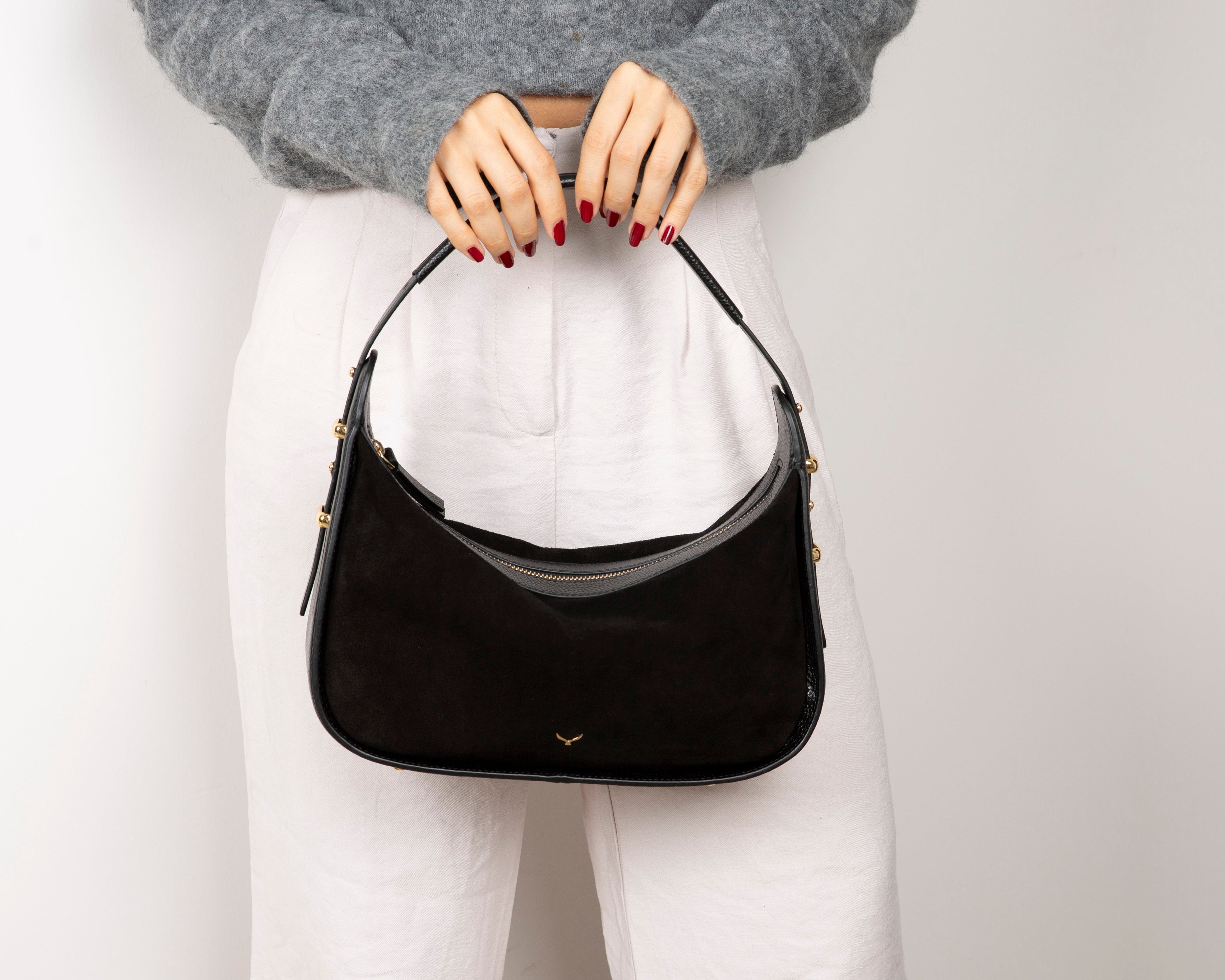 Dolcezza Genuine Suede Leather Women's Shoulder Bag