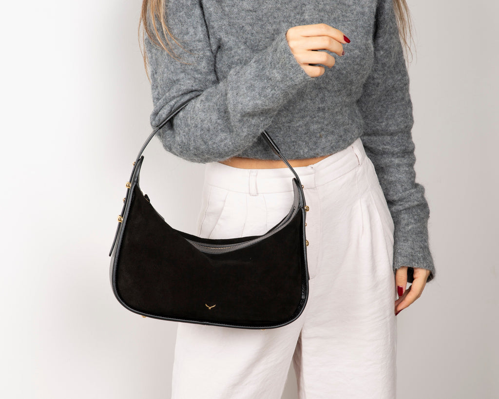 Dolcezza Genuine Suede Leather Women's Shoulder Bag