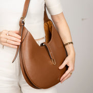 Rosa Damen-Ledertasche