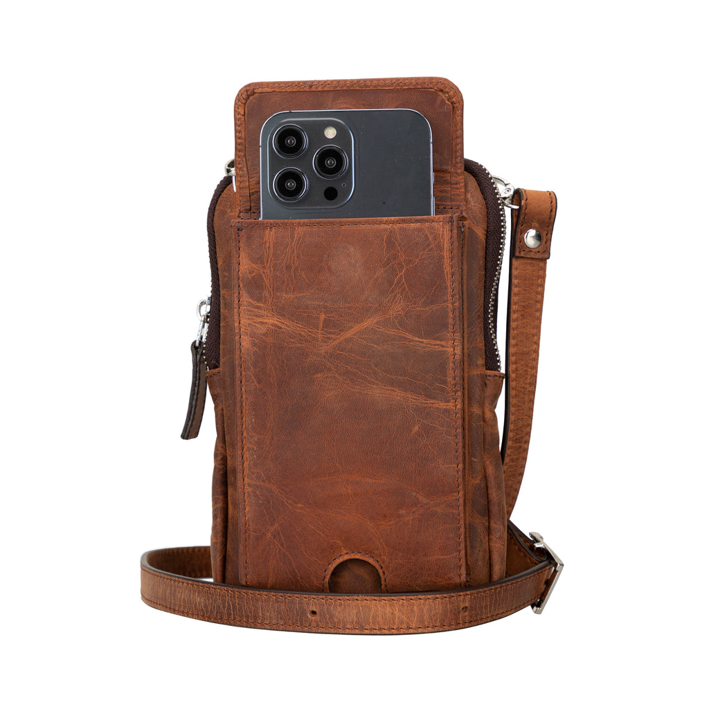 Nino Genuine Leather Crossbody Bag