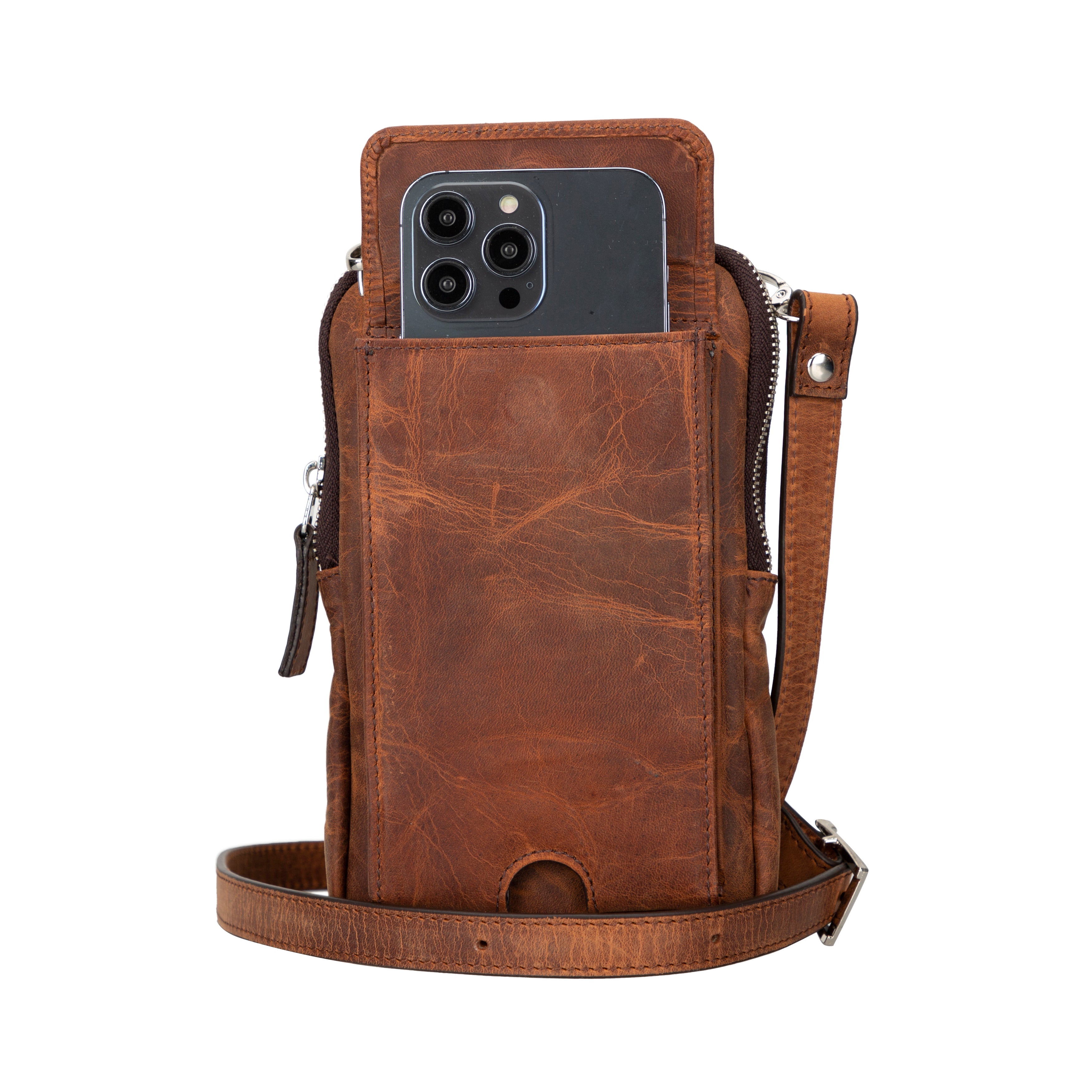 Nino Genuine Leather Crossbody Bag