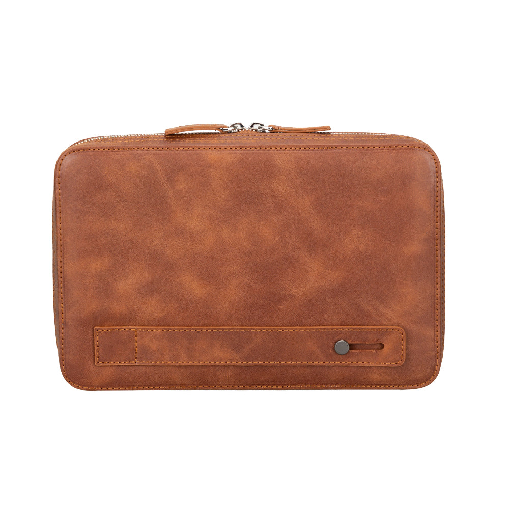 Reisekabelorganizer aus Leder