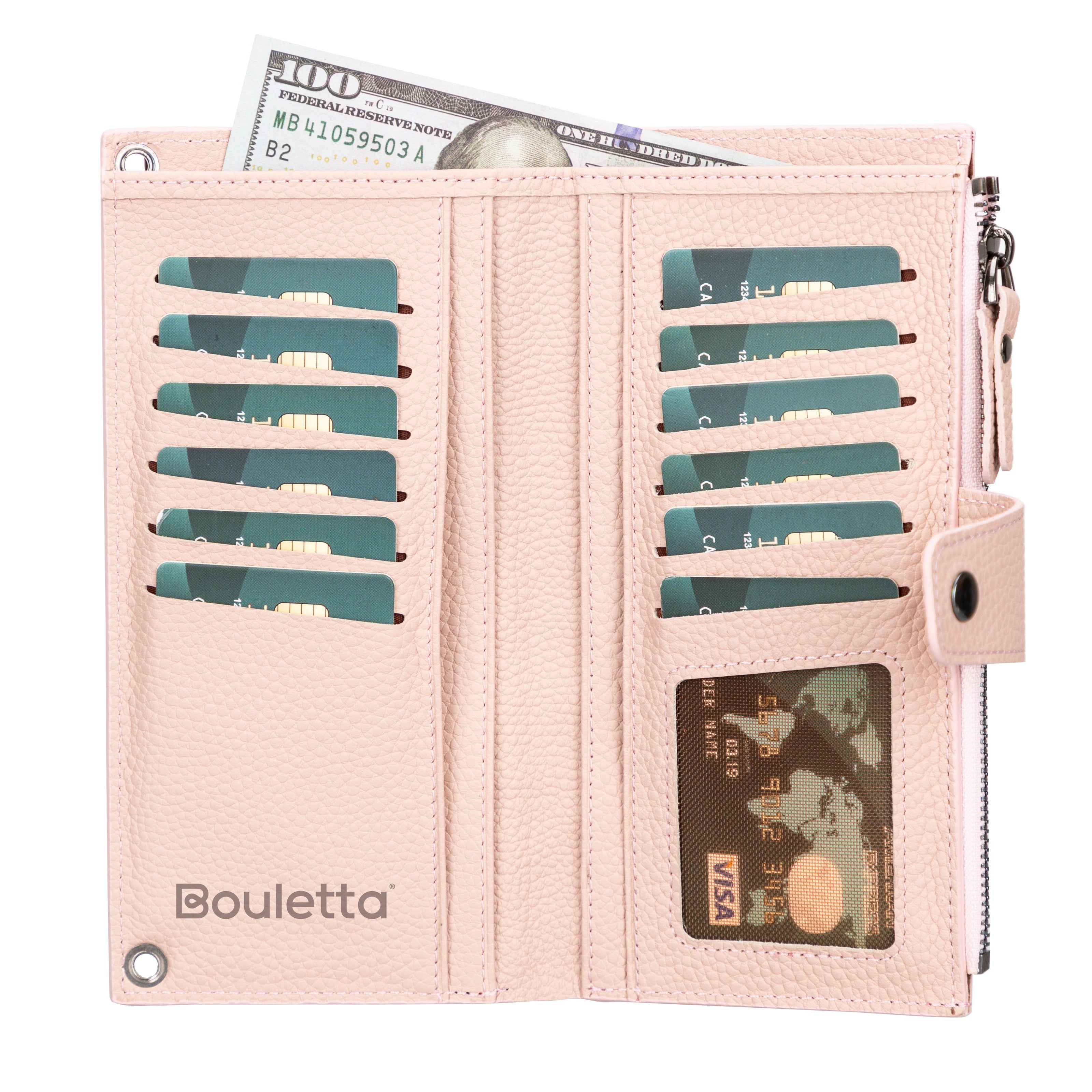 Lozan Geldbörse mit Riemen aus echtem Leder