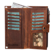 Lozan Geldbörse mit Riemen aus echtem Leder