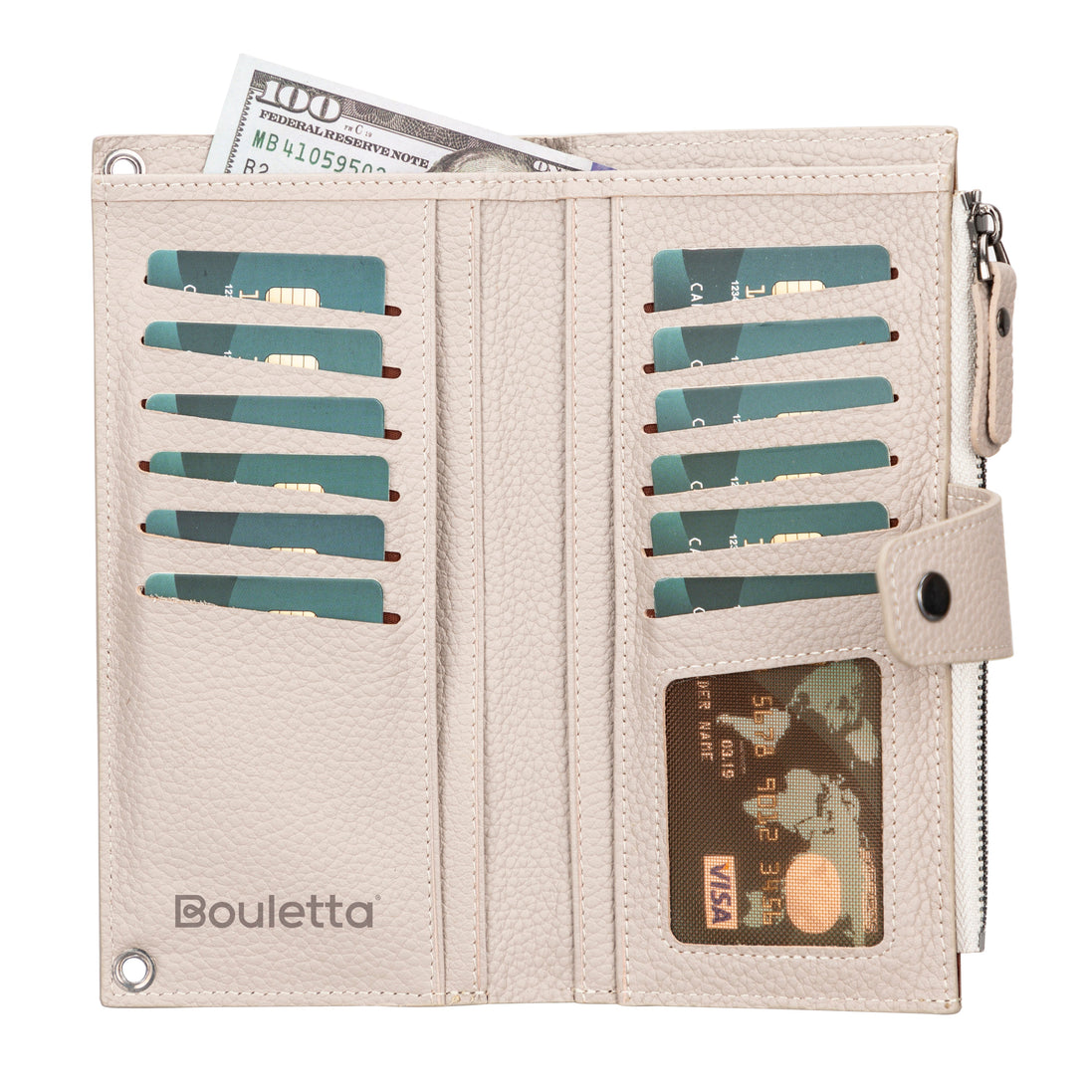 Lozan Geldbörse mit Riemen aus echtem Leder