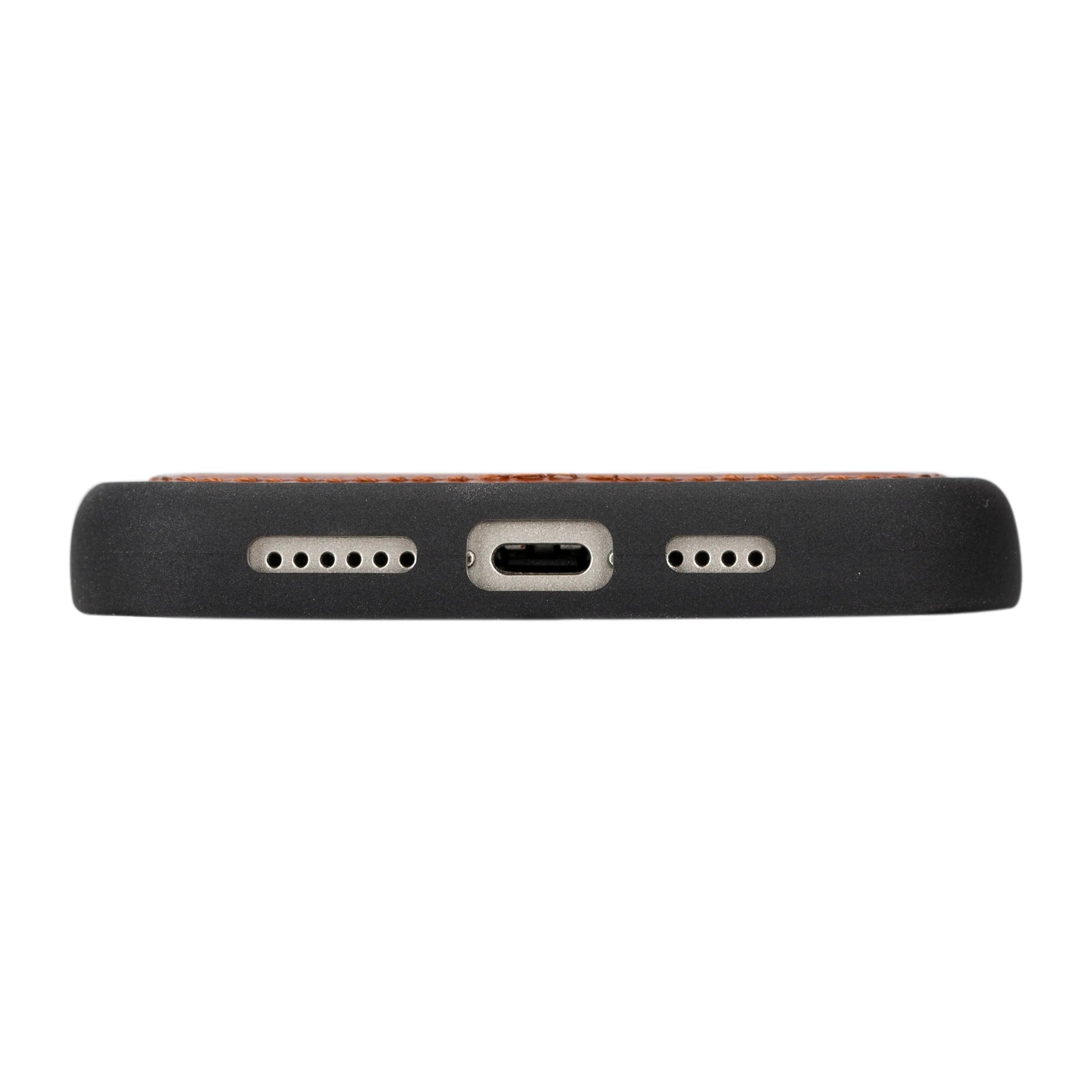 Flex Cover Lederhülle für iPhone 15 Plus