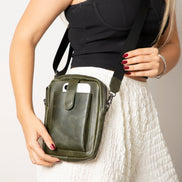 Pisa Umhängetasche aus echtem Leder