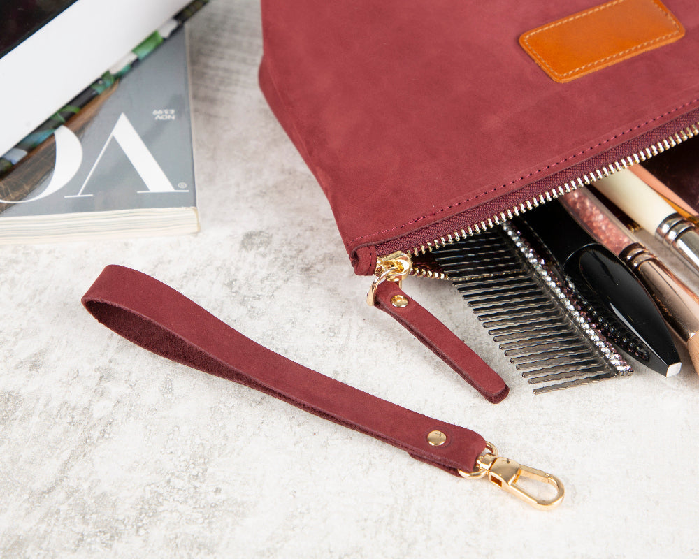 Luna Kosmetiktasche aus Leder