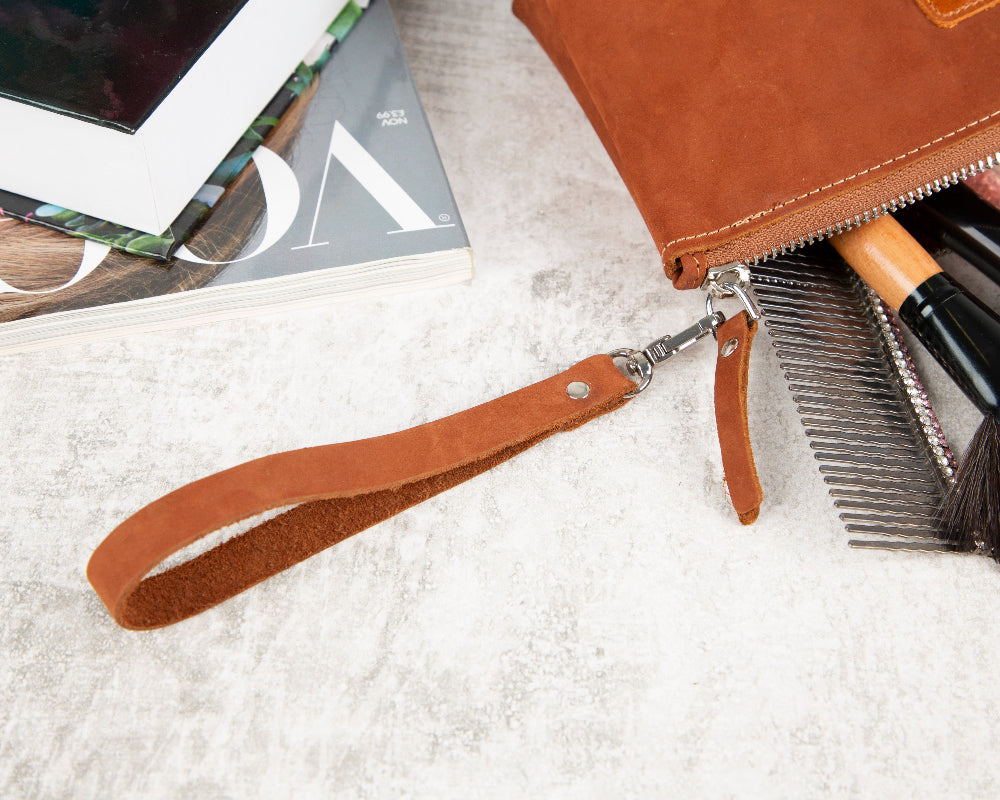 Luna Kosmetiktasche aus Leder