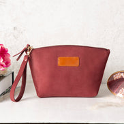 Luna Kosmetiktasche aus Leder