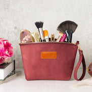 Luna Kosmetiktasche aus Leder