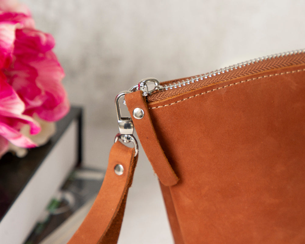 Luna Kosmetiktasche aus Leder