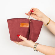 Luna Kosmetiktasche aus Leder