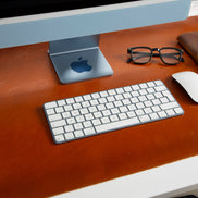 Schreibtischunterlage aus echtem Leder, 37 x 80