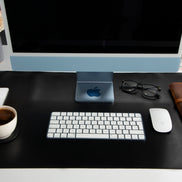 Anpassbare Schreibtischunterlage aus echtem Leder