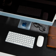 Anpassbare Schreibtischunterlage aus echtem Leder