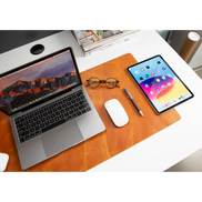 Schreibtischunterlage aus echtem Leder, 37 x 80