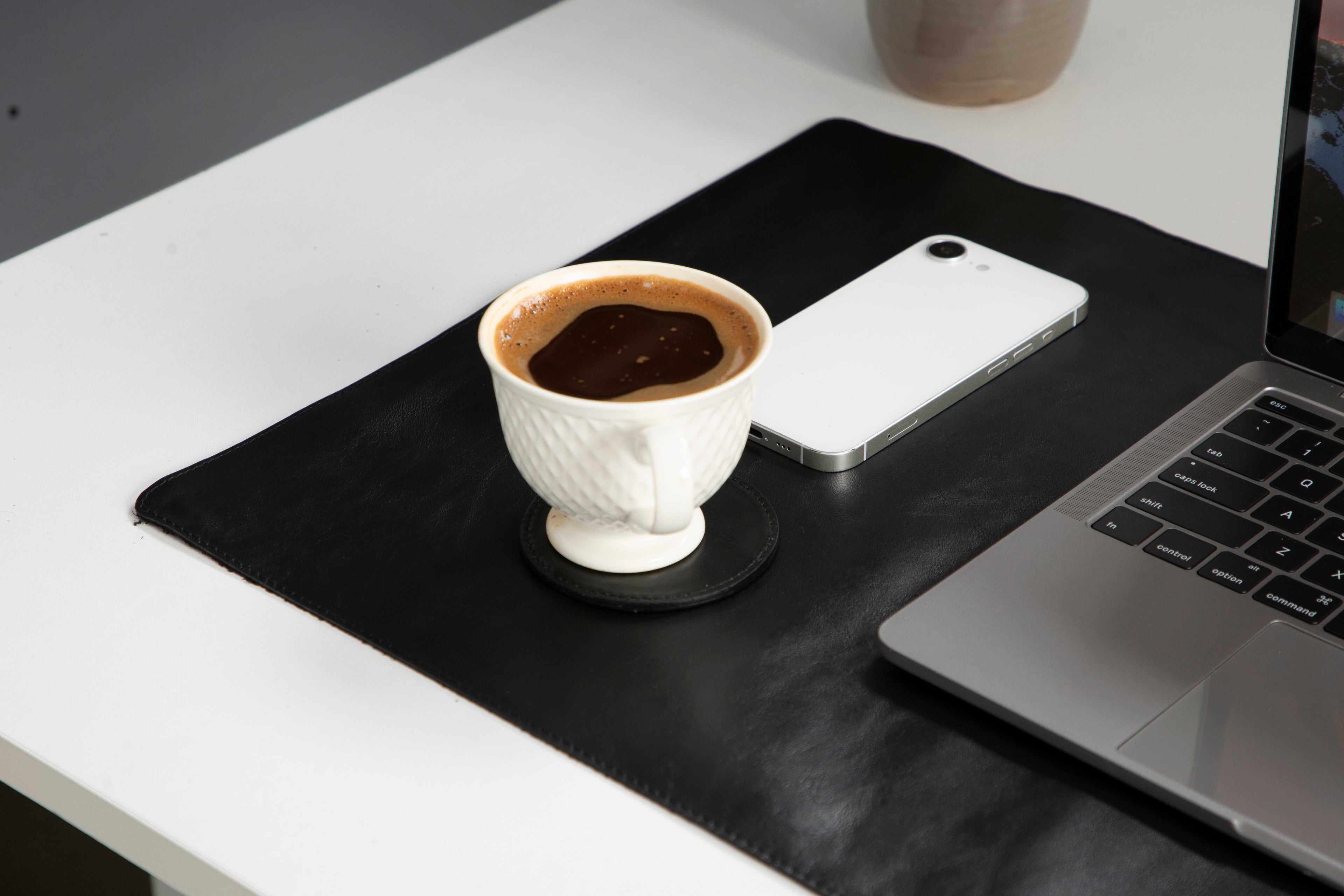Genuine Leather Desk Mat 37x80