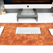 Anpassbare Schreibtischunterlage aus echtem Leder