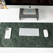 Anpassbare Schreibtischunterlage aus echtem Leder