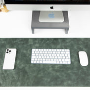 Anpassbare Schreibtischunterlage aus echtem Leder