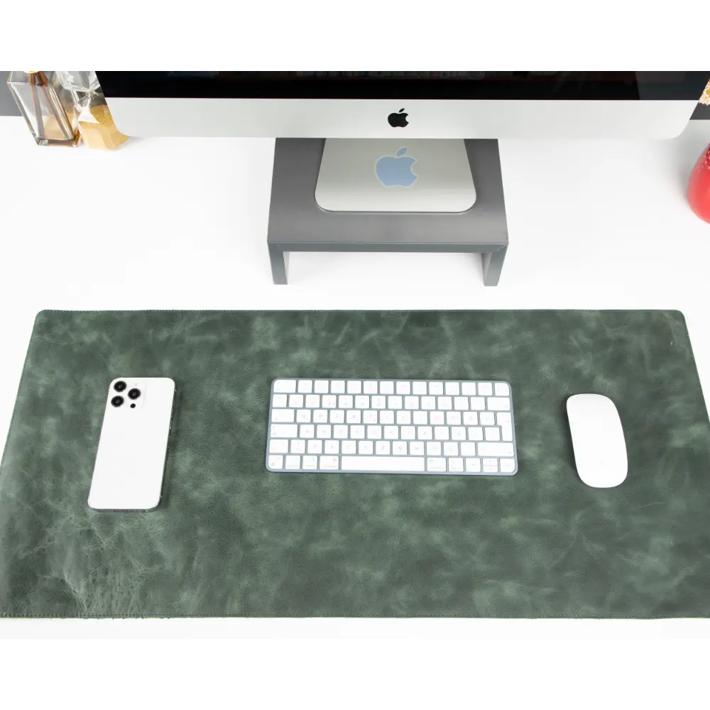 Genuine Leather Desk Mat 37x80