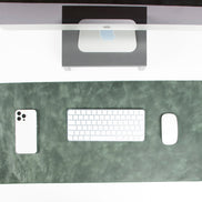 Anpassbare Schreibtischunterlage aus echtem Leder