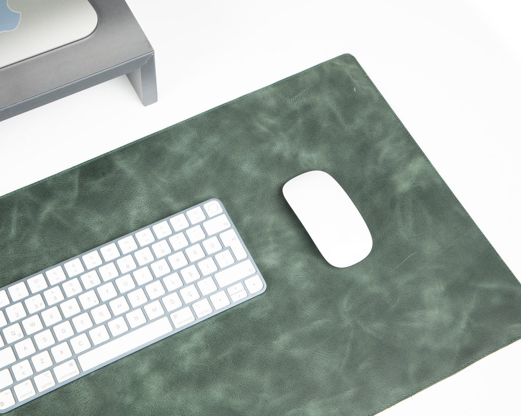 Customizable Genuine Leather Desk Mat