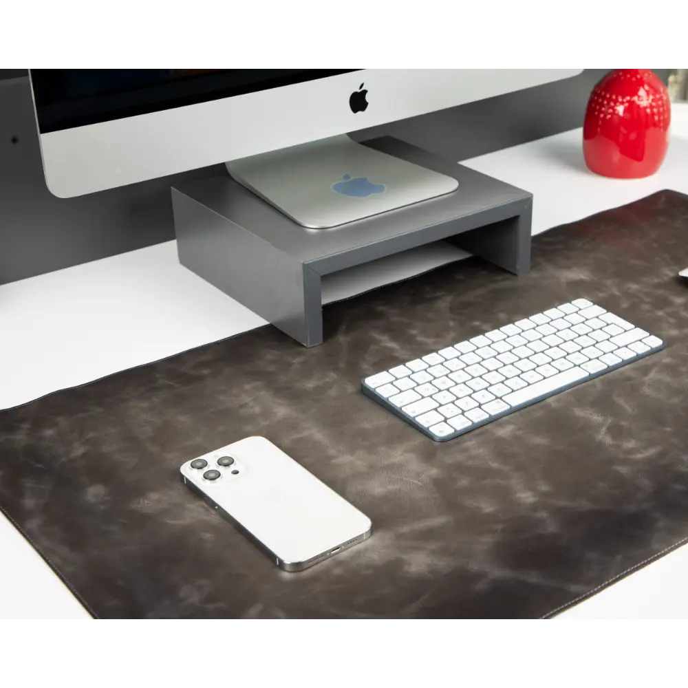 Genuine Leather Desk Mat 37x80