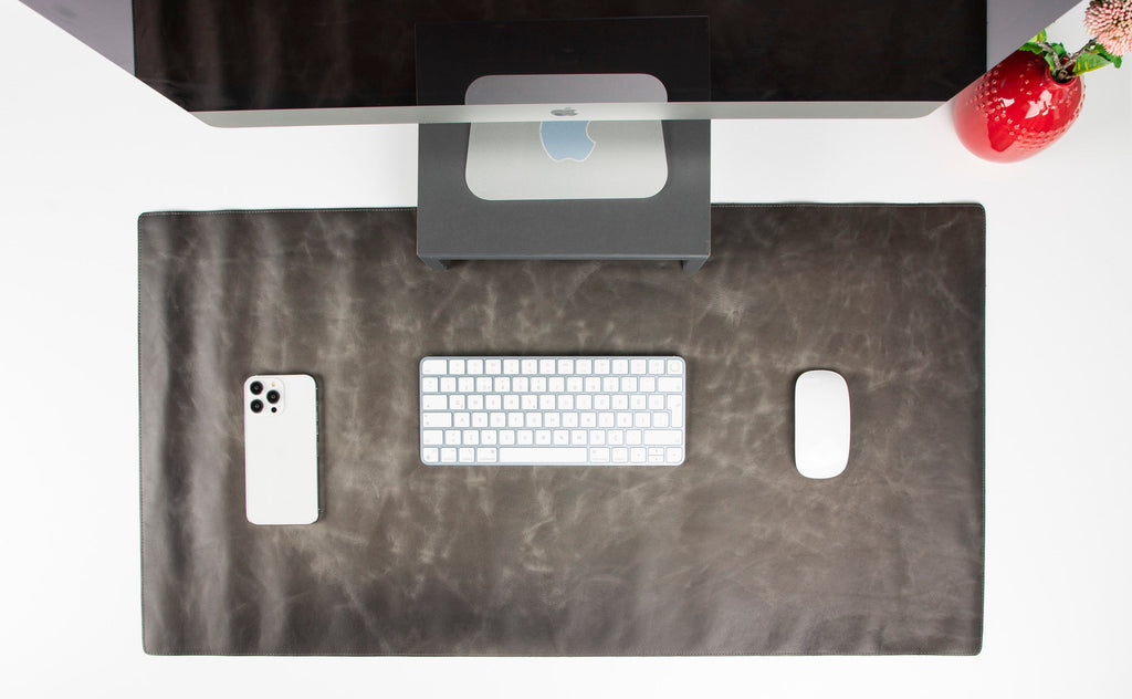 Customizable Genuine Leather Desk Mat