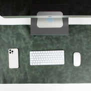 Anpassbare Schreibtischunterlage aus echtem Leder