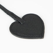 Heart Leather Bag Charm