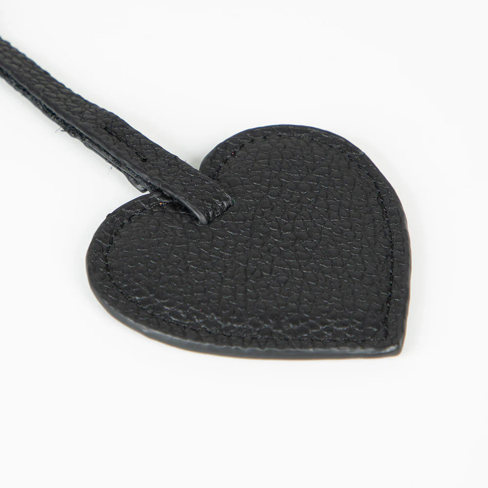 Heart Leather Bag Charm