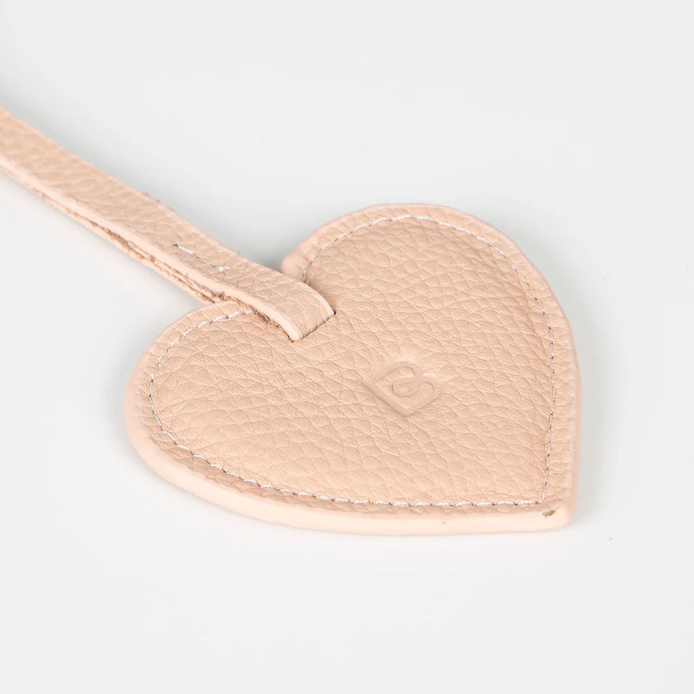 Heart Leather Bag Charm