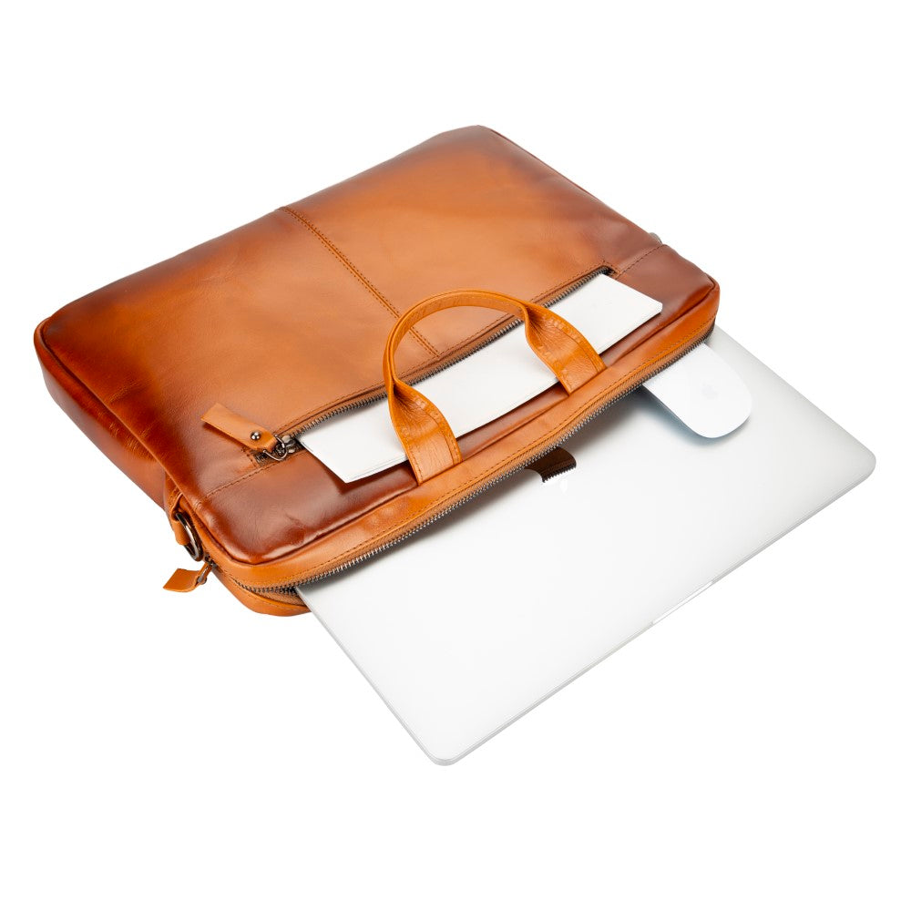 Apollo Geniune Leather Laptop Bag