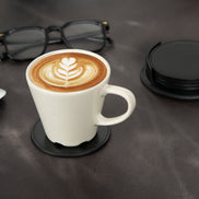 Divine Cup Leather Coaster Set