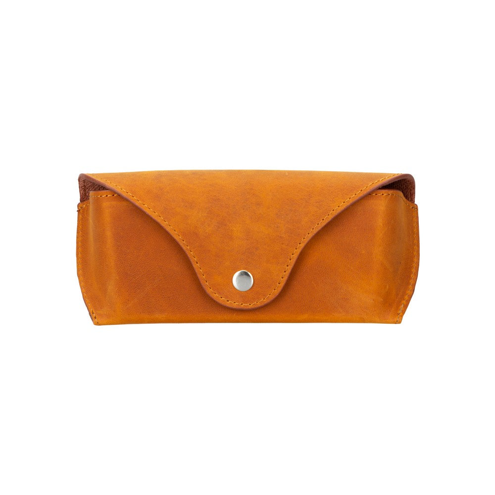 Roan Genuine Leather Glasses Case – Handmade Eyeglass & Sunglasses Cover for Men & Women