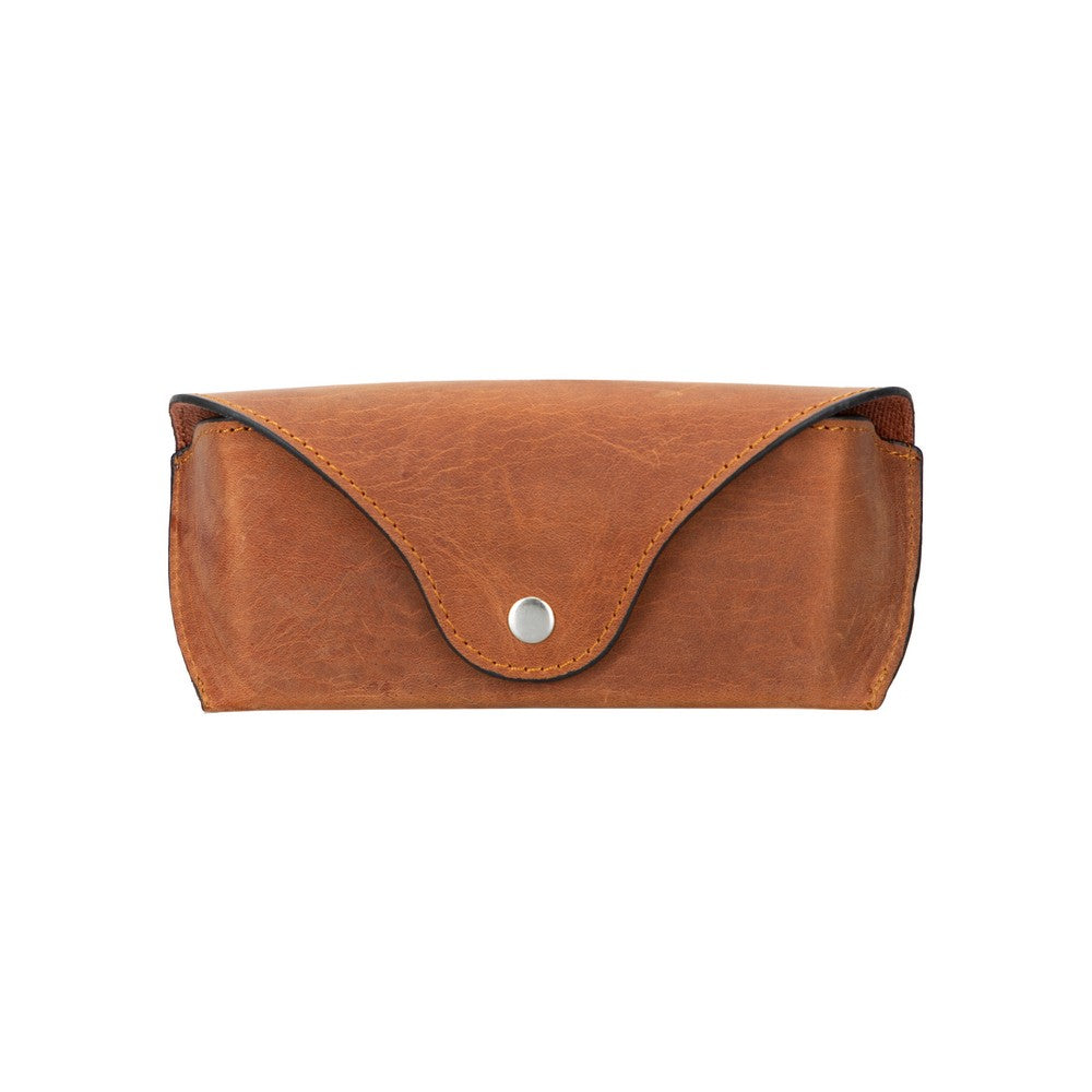 Roan Genuine Leather Glasses Case – Handmade Eyeglass & Sunglasses Cover for Men & Women