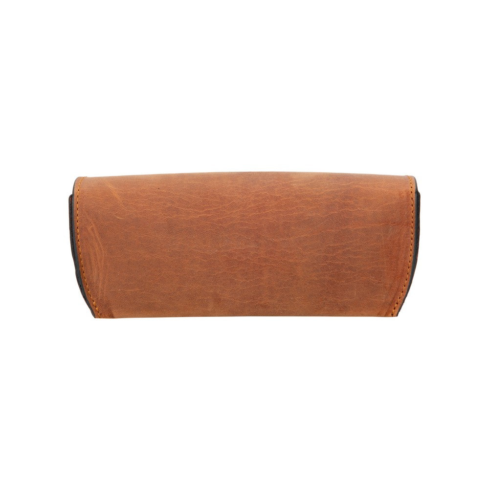 Roan Genuine Leather Glasses Case – Handmade Eyeglass & Sunglasses Cover for Men & Women