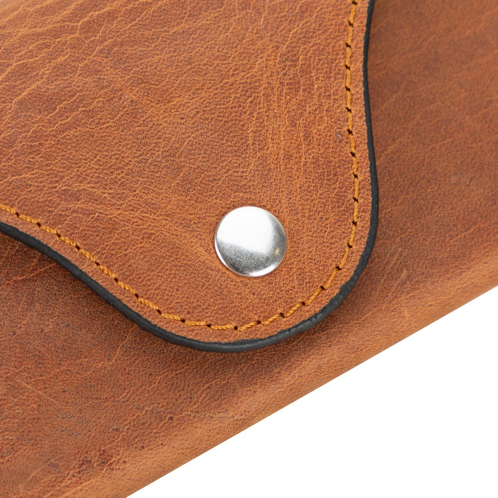 Roan Genuine Leather Glasses Case – Handmade Eyeglass & Sunglasses Cover for Men & Women