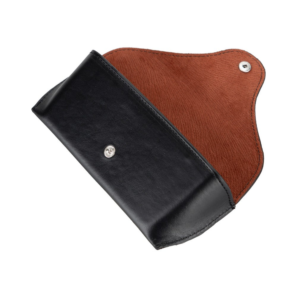 Roan Genuine Leather Glasses Case – Handmade Eyeglass & Sunglasses Cover for Men & Women
