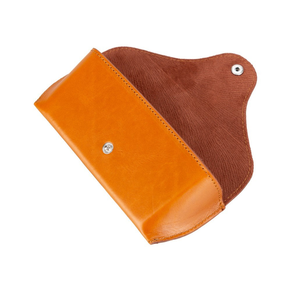 Roan Genuine Leather Glasses Case – Handmade Eyeglass & Sunglasses Cover for Men & Women